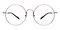 Burke Gunmetal Round Metal Eyeglasses