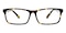 Elvis Tortoise Rectangle Acetate Eyeglasses