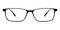 Enoch Black Rectangle Acetate Eyeglasses