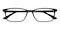 Enoch Black Rectangle Acetate Eyeglasses