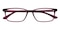 Enoch Purple Rectangle Acetate Eyeglasses