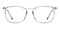 Defoe Gray Rectangle Ultem Eyeglasses