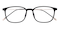Dillon Mblack Rectangle Ultem Eyeglasses