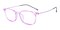Dillon Purple Rectangle Ultem Eyeglasses