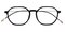 Dobbin Black Polygon Ultem Eyeglasses