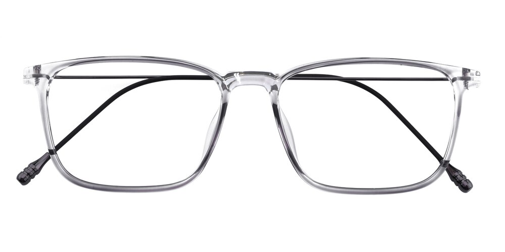 Donne Gray Rectangle Ultem Eyeglasses