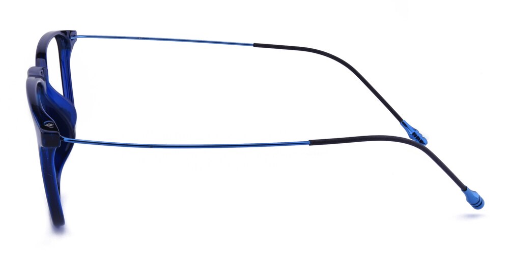 Donne Blue Rectangle Ultem Eyeglasses