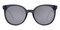 Hogan Grey/Silver mirror-coating Round TR90 Sunglasses