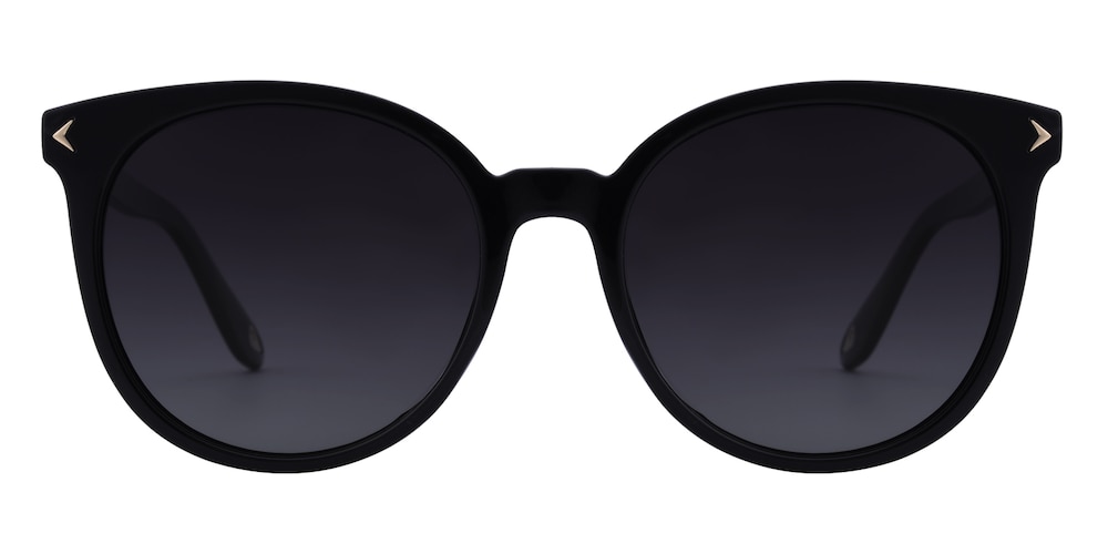 Hogan Black Round TR90 Sunglasses