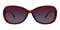 Hyman Red Oval TR90 Sunglasses