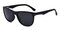 Keats Black Classic Wayframe TR90 Sunglasses