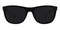 Keats Black Classic Wayframe TR90 Sunglasses