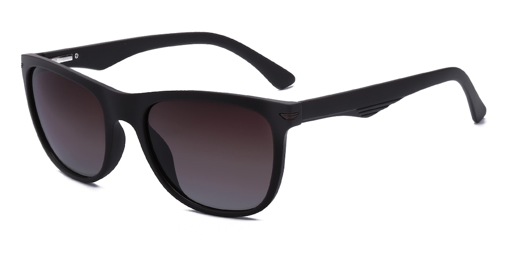 Keats Brown Classic Wayframe TR90 Sunglasses