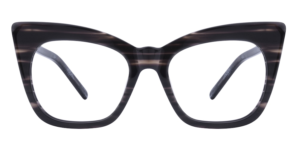 Julius Black Cat Eye Acetate Eyeglasses