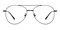Malcolm Black Aviator Titanium Eyeglasses