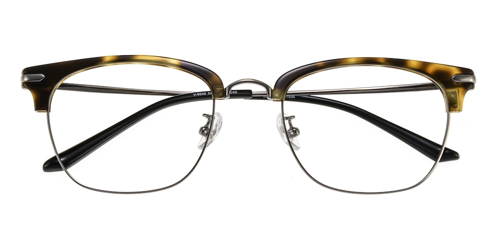 Monroe Tortoise Classic Wayframe Titanium Eyeglasses
