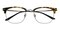 Monroe Tortoise Classic Wayframe Titanium Eyeglasses