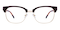 Maurice Brown/Tortoise Classic Wayframe Acetate Eyeglasses