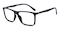 Bruno Black Rectangle TR90 Eyeglasses