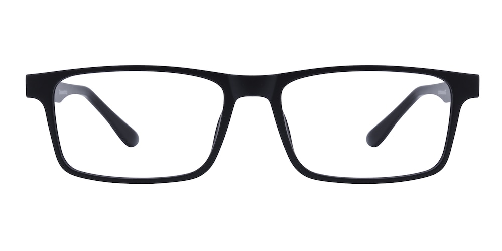 Ben Black Rectangle Ultem Eyeglasses