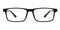 Ben Black Rectangle Ultem Eyeglasses