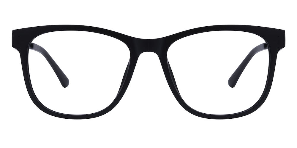 Griffith Black Rectangle Ultem Eyeglasses