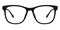 Griffith Black Rectangle Ultem Eyeglasses