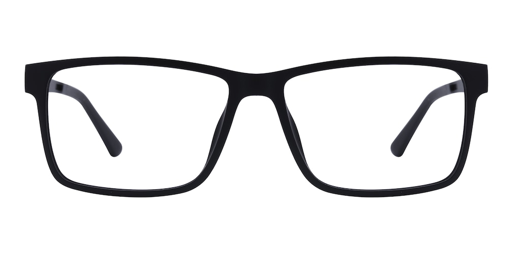 Grover Black Rectangle Ultem Eyeglasses