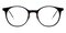 Denis Black Rectangle Acetate Eyeglasses