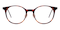 Denis Tortoise Rectangle Acetate Eyeglasses