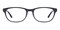 Daikon Gunmetal Oval Metal Eyeglasses
