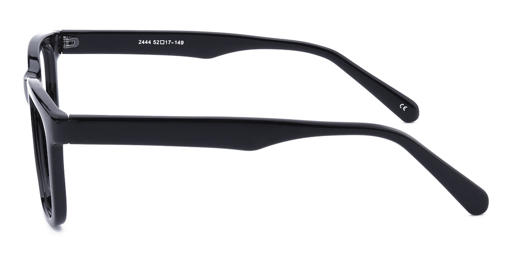 Osmond Black Square Plastic Eyeglasses