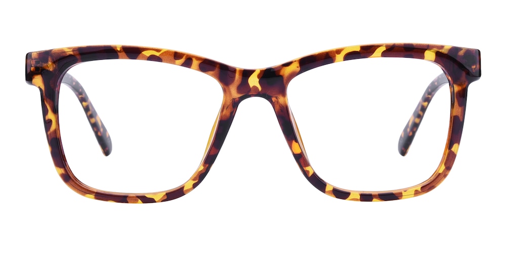Osmond Tortoise Square Plastic Eyeglasses