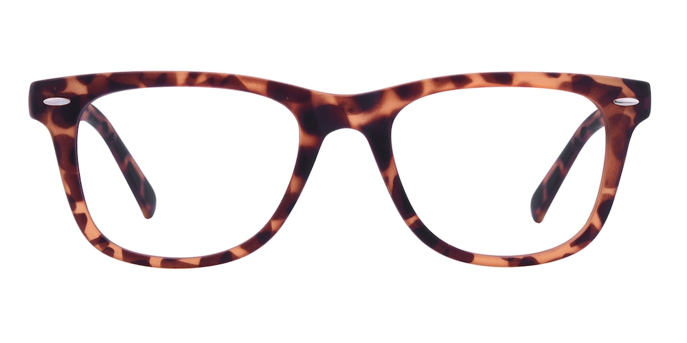 Oswald Tortoise Classic Wayframe Plastic Eyeglasses