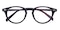 Otto Black Classic Wayframe Acetate Eyeglasses