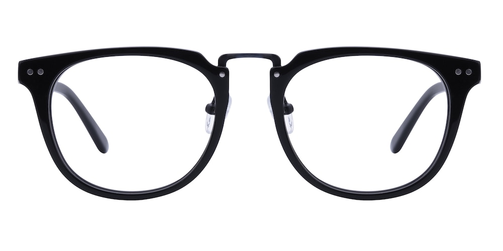 Paddy Black Classic Wayframe Acetate Eyeglasses