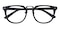 Paddy Black Classic Wayframe Acetate Eyeglasses