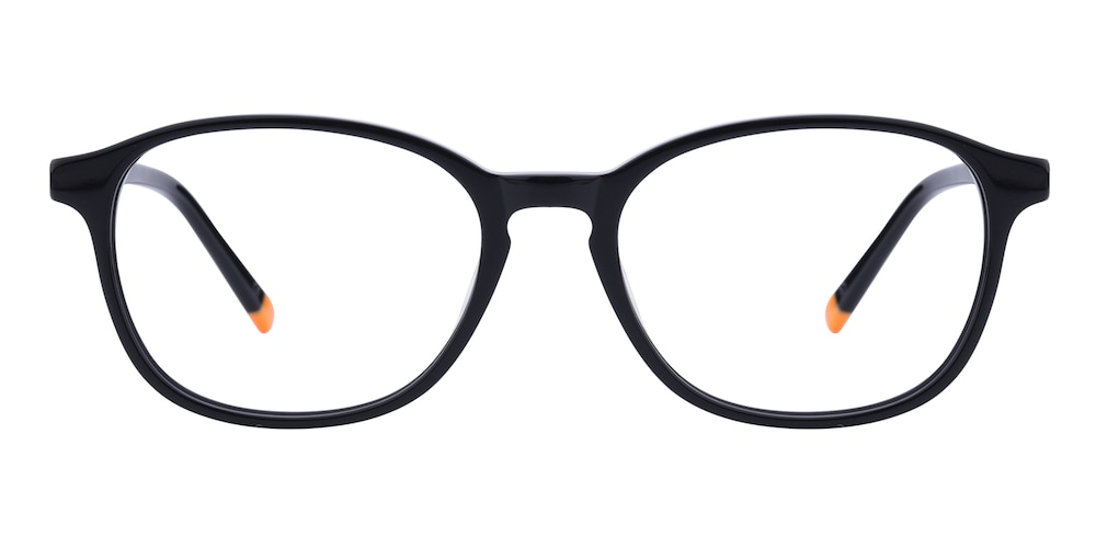 Rod Black Rectangle Acetate Eyeglasses