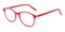 Rod Red Rectangle Acetate Eyeglasses