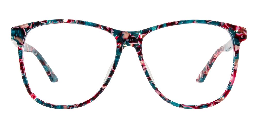 Primo Floral Rectangle Acetate Eyeglasses