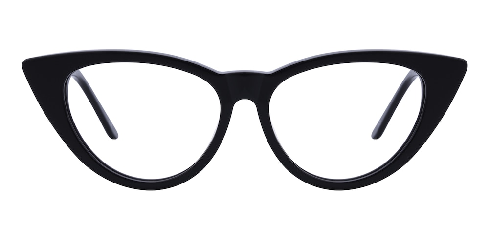 Roy Black Cat Eye Acetate Eyeglasses