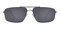 Silvester Gunmetal/Silver mirror-coating Aviator Metal Sunglasses