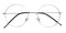 Moore Silver Round Metal Eyeglasses