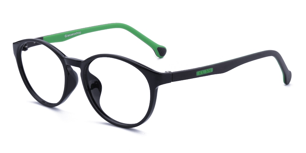 Myron Green/Black Oval TR90 Eyeglasses