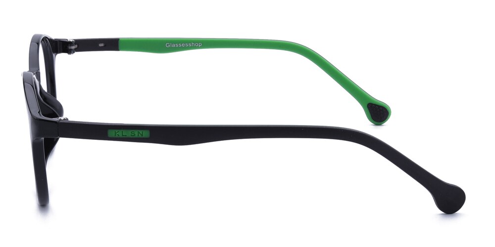 Myron Green/Black Oval TR90 Eyeglasses