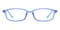 Nat Blue Rectangle TR90 Eyeglasses