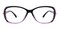 Nathan Black Rectangle Plastic Eyeglasses