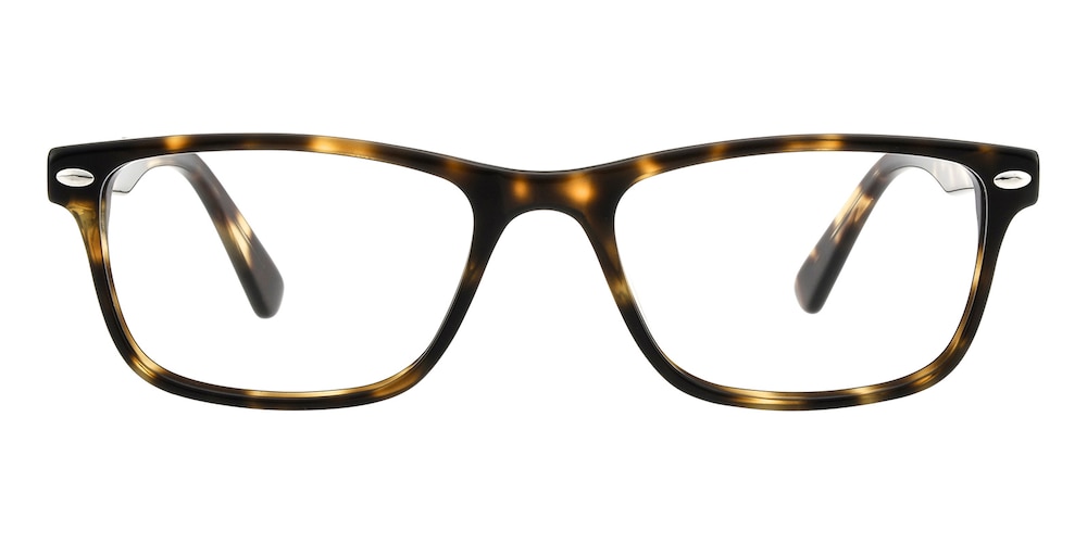 Nick Tortoise Rectangle Acetate Eyeglasses