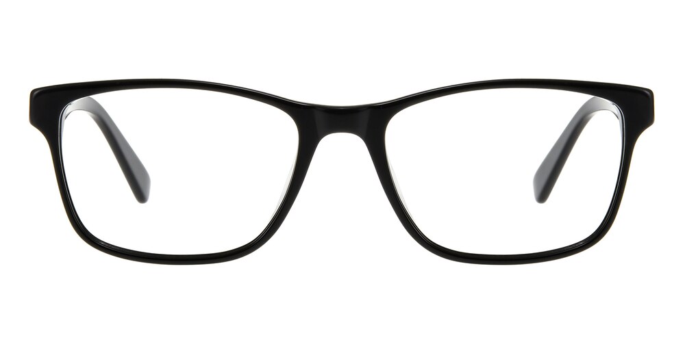 Nigel Black Rectangle Acetate Eyeglasses