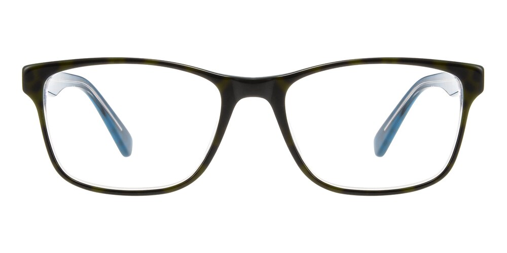 Nigel Tortoise Rectangle Acetate Eyeglasses